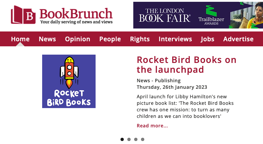 Rocket Bird Books – big launch